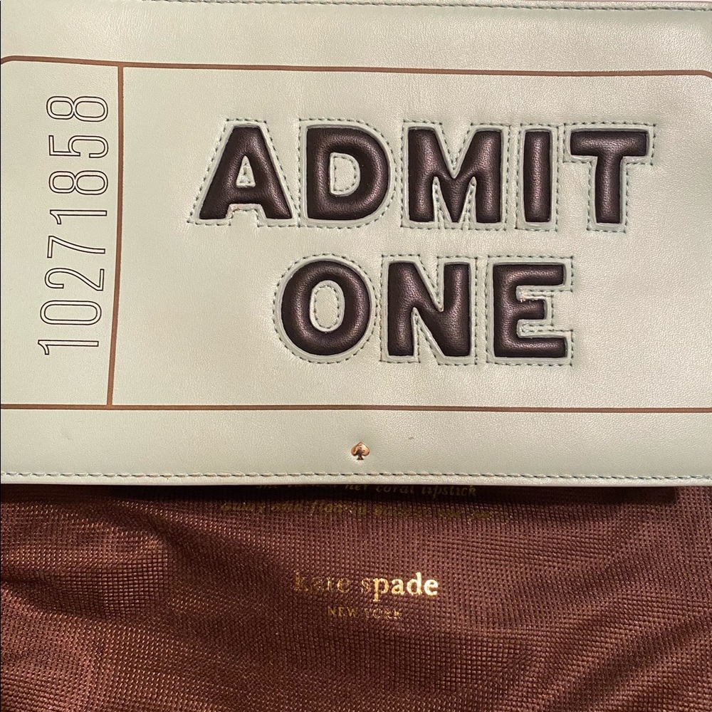 Kate spade Admit one move ticket clutch